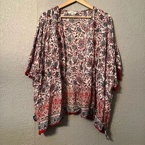 Umgee Floral Kimono Size M/L Womens Boho